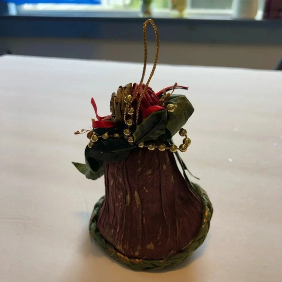 Vintage Christmas ornaments unique paper bell - Picture 3 of 3
